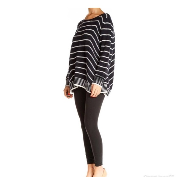 Loft navy stripe sweater - Picture 10 of 10